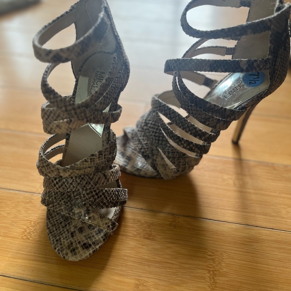 Michael Kors Python Jenna Sandal 7.5 - image 6